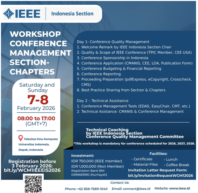 Tingkatkan Mutu Diseminasi Riset ICAST 2026, ISAS Gandeng IEEE melalui Workshop Manajemen Konferensi di Universitas Indonesia